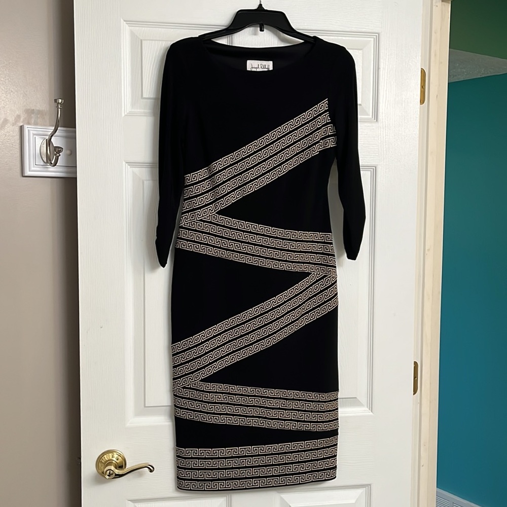 Joseph Ribkoff stunning tailored dress. Looks amazingly on any figure!